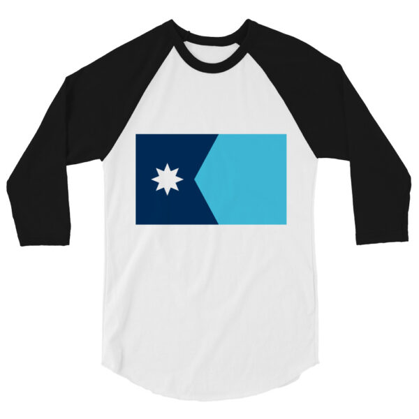 New Minnesota State Flag 3/4 Sleeve T-shirt